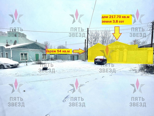 Продается двухэтажный дом общая площадью 217,7 кв.м, с...